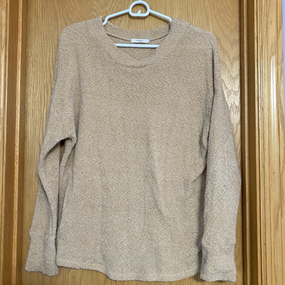 Tan Sweater | Cherish | Size S